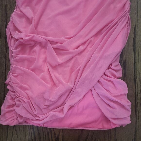 Blanc Hot Pink Dress Size L NWT - Picture 3 of 7
